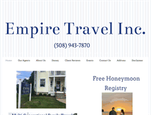 Tablet Screenshot of empiretravelonline.net